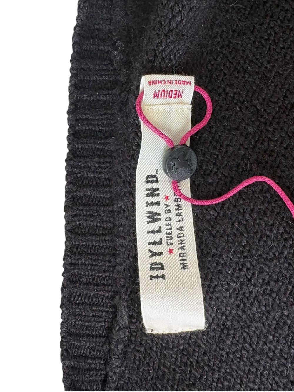 Idyllwind Black Knit Cardigan with fringe - Picture 5 of 5